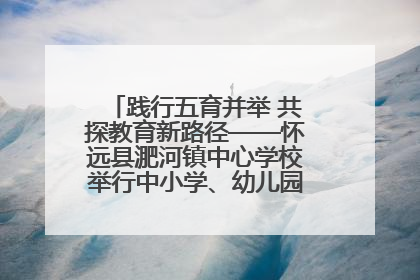 践行五育并举 共探教育新路径——怀远县淝河镇中心学校举行中小学、幼儿园班主任论坛活动